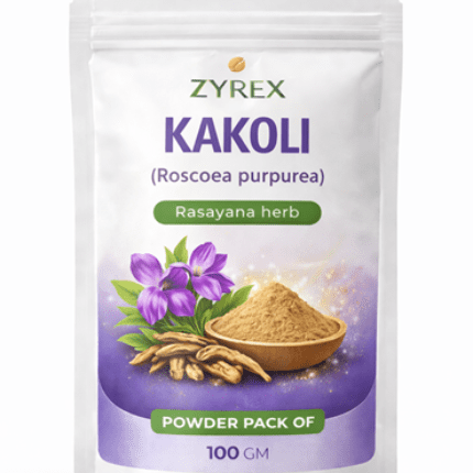 Zyrex Kakoli (Roscoea purpurea) – Rasayana herb  (Powder Pack of 100 GM)